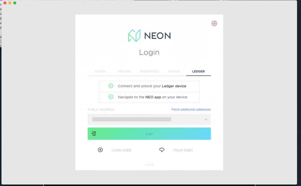 Screenshot NEON