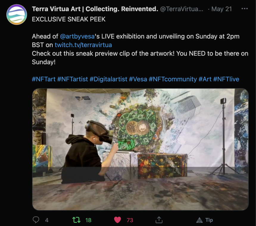 100K Minimum bid VR NFT Art Auction volvo PlatoBlockchain Data Intelligence. Vertical Search. Ai.