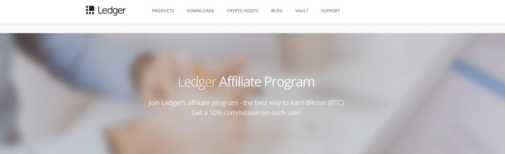 Ledger's affiliate program