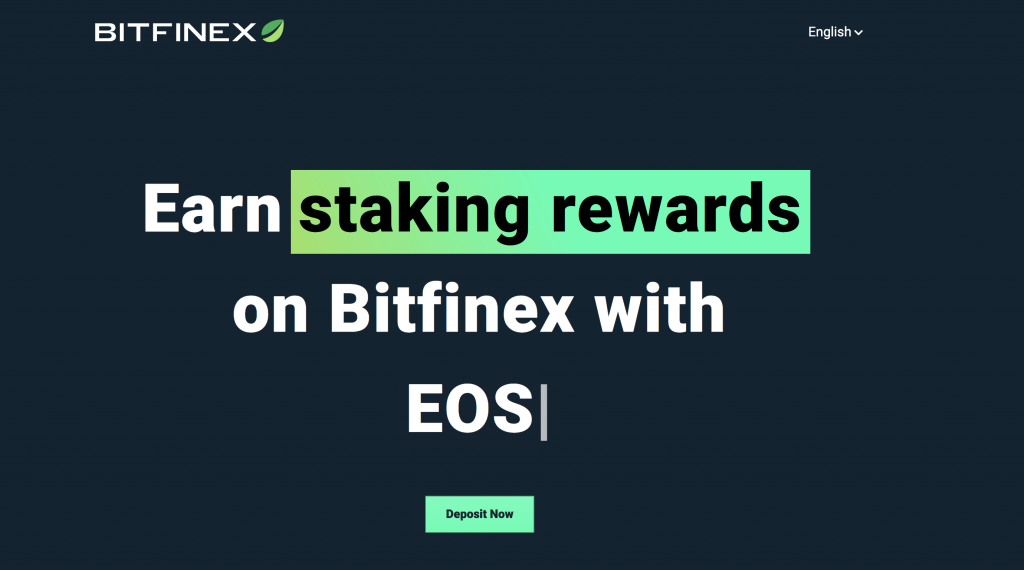 Bitfinex staking rewards for EOS, Tron, Tezos and other cryptocurrencies