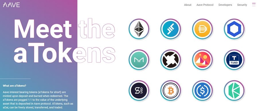 Aave tokens