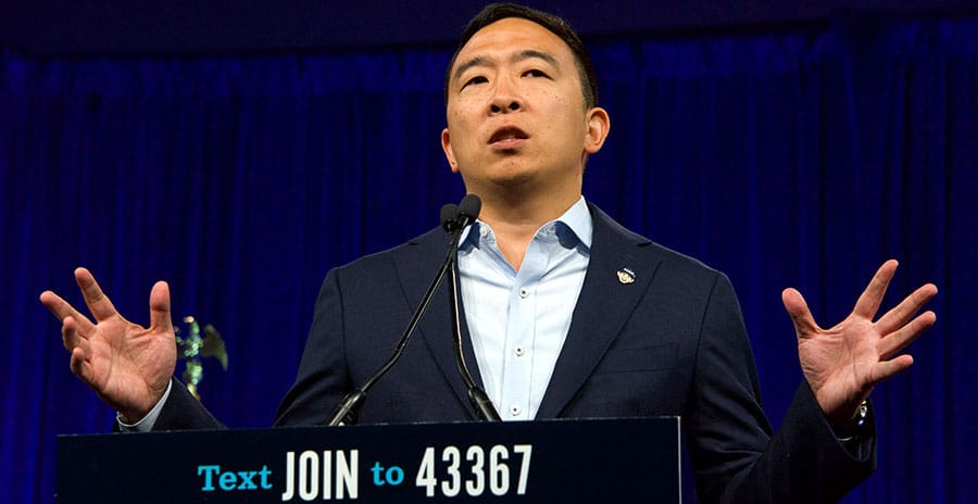 Andrew Yang : candidat à la présidence et promoteur de la cryptographie PlatoBlockchain Data Intelligence. Recherche verticale. Ai.