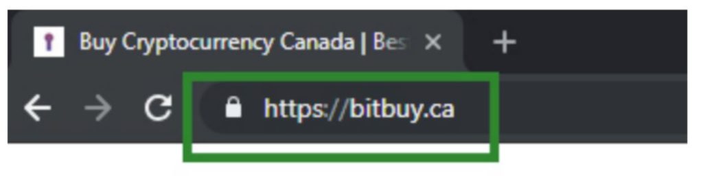 sSL sikker tilkobling BitBuy.ca