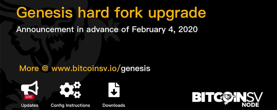 Bitcoin SV Genesis -haarukka
