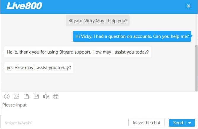 Bityard Live-Chat