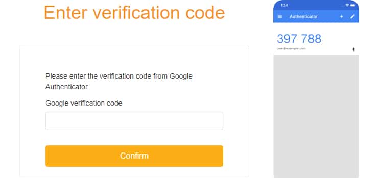 Google Authenticator-app