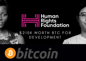 人権財団は、暗号開発のためにビットコインで210万ドルをリリースし、PlatoBlockchainデータインテリジェンスを引き起こします。 垂直検索。 愛。