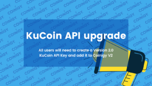 KuCoinAPIのアップグレード-ユーザーはバージョン2.0APIを作成し、Coinigy V2 PlatoBlockchainDataIntelligenceに追加する必要があります。 垂直検索。 愛。