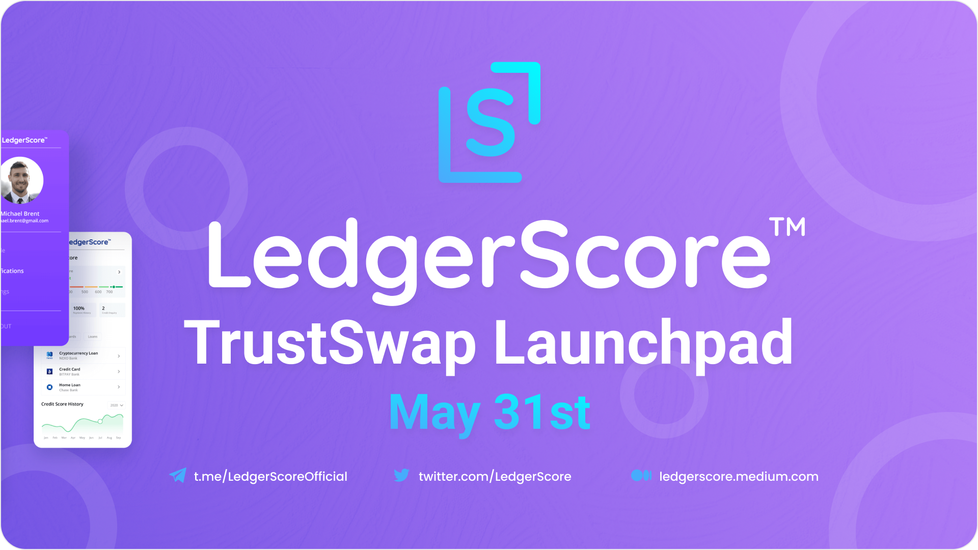 LedgerScore anuncia oferta de token em 31 de maio no TrustSwap Launchpad PlatoBlockchain Data Intelligence. Pesquisa Vertical. Ai.