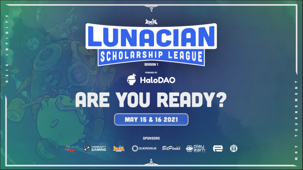 Lunacian Scholarship League kunngjør Friday Night Axie og May Tournament Details PlatoBlockchain Data Intelligence. Vertikalt søk. Ai.