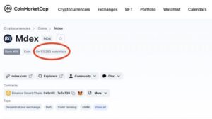 MDEX Token ($MDX) Lists on Binance and Enters Top 100 Rankings on Coinmarketcap PlatoBlockchain Data Intelligence. Vertical Search. Ai.