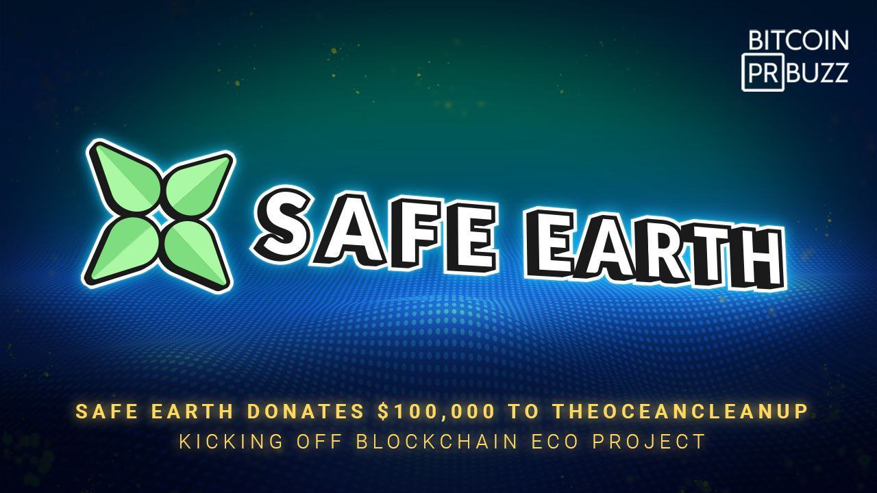 SafeEarth donerar $100,000 XNUMX till TheOceanCleanUp Kick Off Blockchain Eco Project PlatoBlockchain Data Intelligence. Vertikal sökning. Ai.