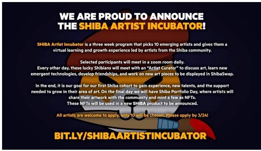 Shiba Artist Inkubator