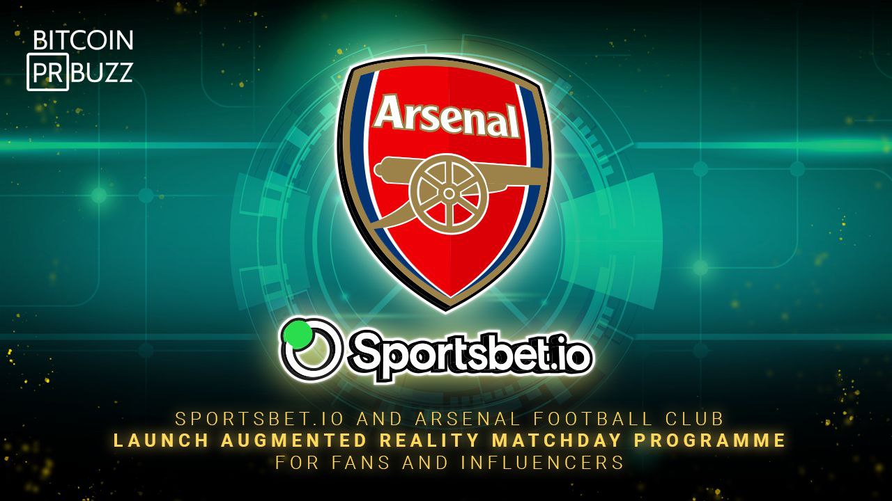 Sportsbet.io ja Arsenal FC käivitavad laiendatud reaalsuse mängupäeva programmi fännidele ja mõjutajatele PlatoBlockchain Data Intelligence. Vertikaalne otsing. Ai.