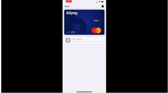 Το BitPay Prepaid Mastercard® υποστηρίζει την ευφυΐα δεδομένων Apple Pay® PlatoBlockchain. Κάθετη αναζήτηση. Ολα συμπεριλαμβάνονται.