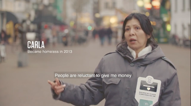 Carla 2013-ban hajléktalanná vált
