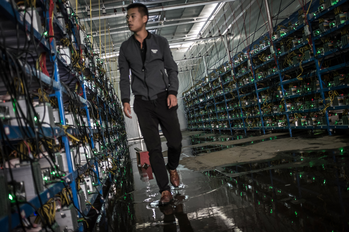 A look inside one of the world's largest Bitcoin mining operations.