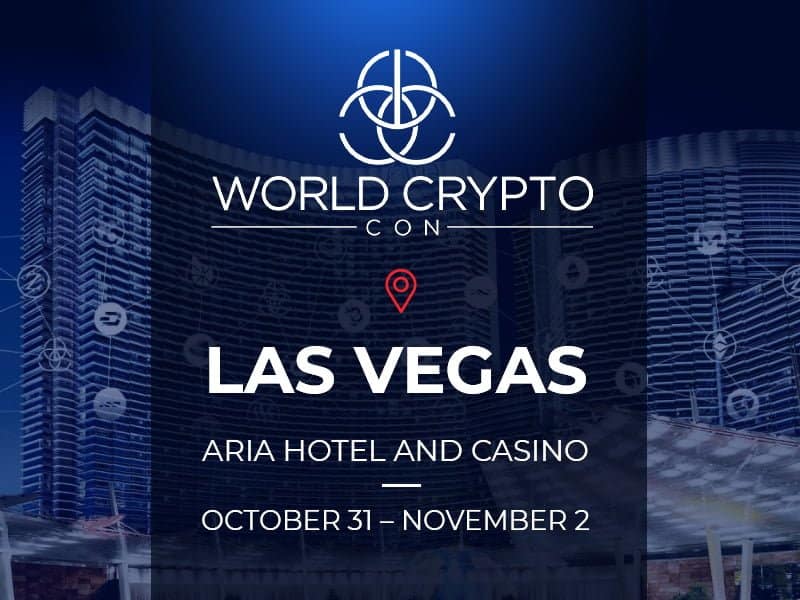 World Crypto Con käivitas 31. oktoobril 2018 Las Vegase Aria hotellis Blockchain Summit kohtumise PlatoBlockchain Data Intelligence. Vertikaalne otsing. Ai.