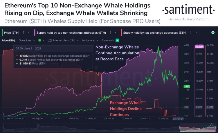 Bitcoin Whales Accumulating, Ethereum Whales Now Holding Record Levels of ETH: Santiment PlatoBlockchain Data Intelligence. Vertical Search. Ai.