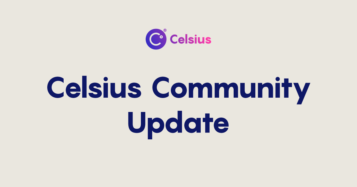 Celsius Community Update — June 23, 2021 PlatoBlockchain Data Intelligence. Vertical Search. Ai.