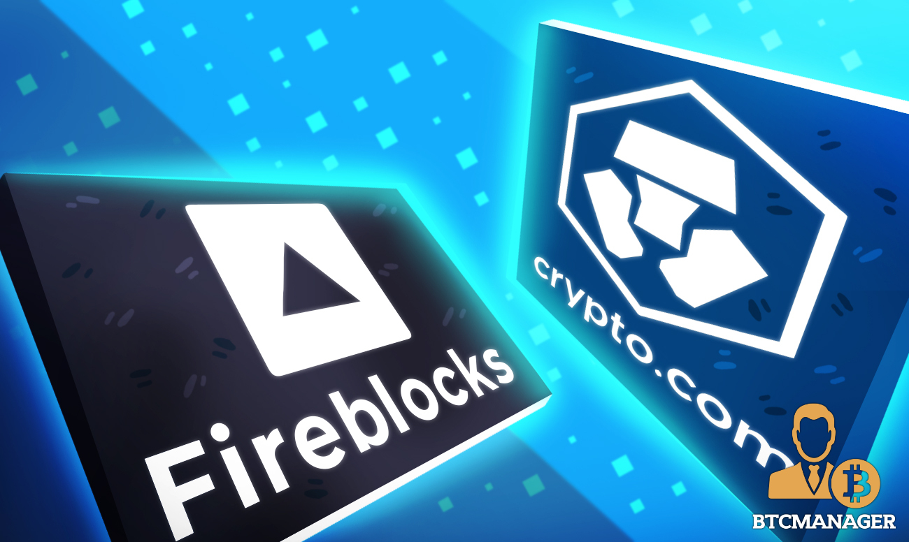 Crypto.com Liity käsiin Fireblocks-verkkojen kanssa, mikä mahdollistaa pääsyn yli 400:aan kryptokeskeiseen instituutioon PlatoBlockchain Data Intelligence. Pystysuuntainen haku. Ai.