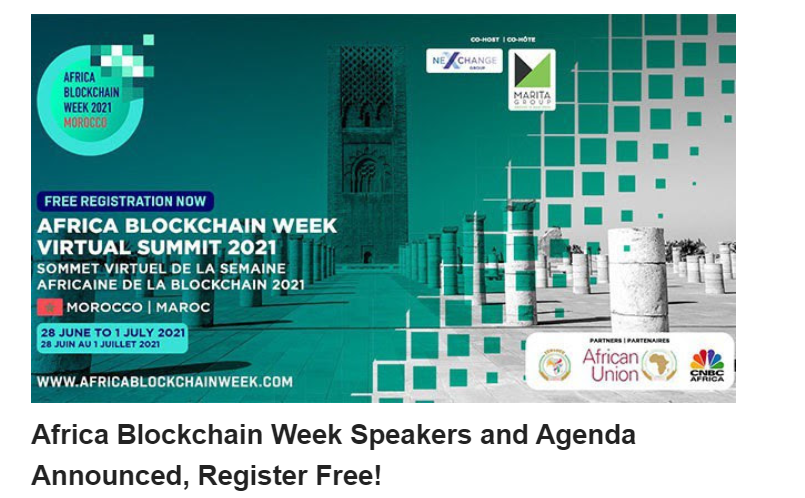 Khai mạc Hội nghị thượng đỉnh Tuần lễ Blockchain Châu Phi sẽ bắt đầu vào ngày 28 tháng XNUMX PlatoBlockchain Data Intelligence. Tìm kiếm dọc. Ái.