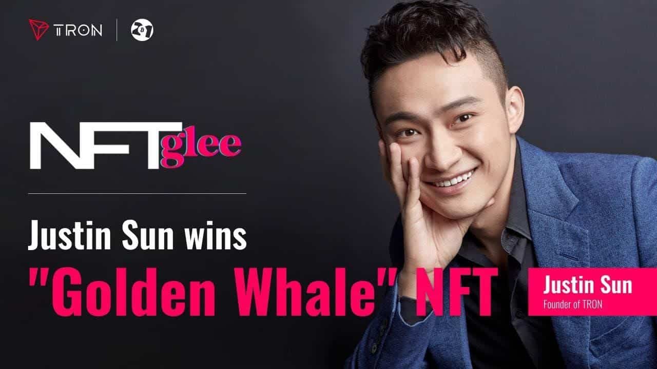 Ο Justin Sun κερδίζει την προσφορά για το NFT Glee's Golden Whale Pass : Το Bitcoin NFT με την υψηλότερη τιμή μέχρι σήμερα PlatoBlockchain Data Intelligence. Κάθετη αναζήτηση. Ολα συμπεριλαμβάνονται.