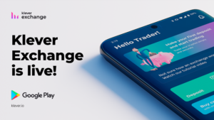 Klever Exchange se lansează oficial pe platforma mobilă PlatoBlockchain Data Intelligence. Căutare verticală. Ai.