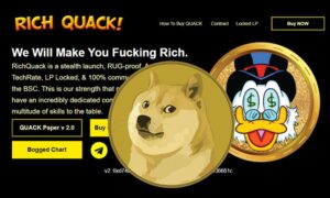 RichQuack — Stigande konkurrent för Dogecoin PlatoBlockchain Data Intelligence. Vertikal sökning. Ai.