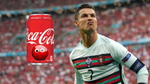 Ronaldo nuhtlus maksab Coca Colale PlatoBlockchain Data Intelligence'ile 4 miljardit dollarit. Vertikaalne otsing. Ai.