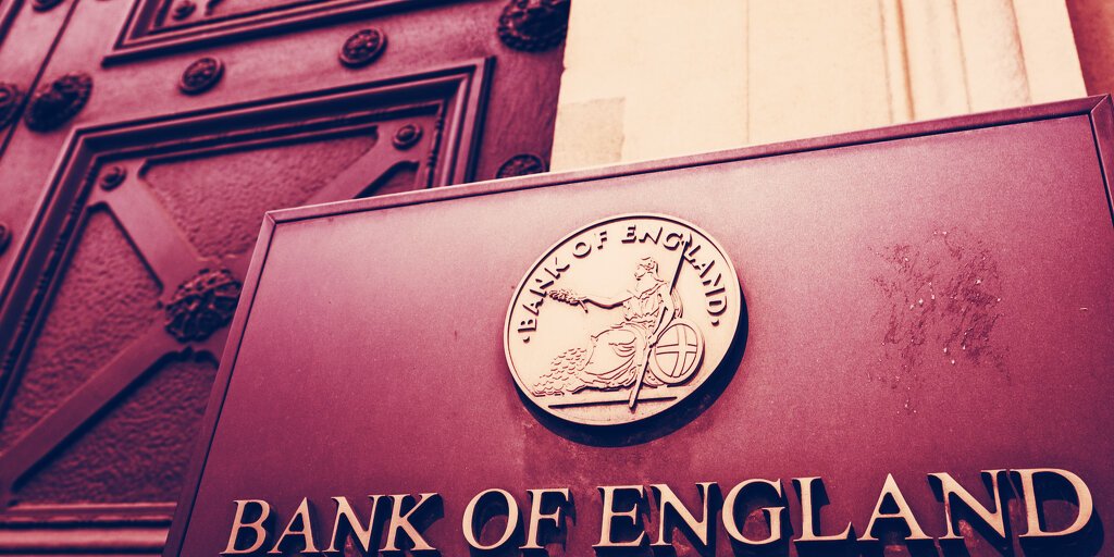 'Stablecoins trenger samme regulering som banker': Bank of England PlatoBlockchain Data Intelligence. Vertikalt søk. Ai.