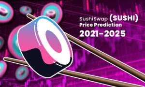 SushiSwap (SUSHI) توقع السعر 2021-2025: هل سيصل SUSHI إلى 100 دولار بحلول عام 2021؟ ذكاء بيانات PlatoBlockchain. البحث العمودي. عاي.