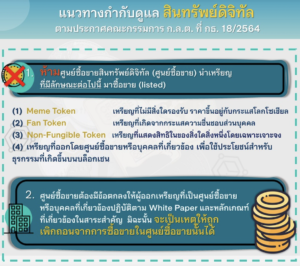 Thai SEC forbyr utvekslinger fra å håndtere visse tokentyper, inkludert NFTs PlatoBlockchain Data Intelligence. Vertikalt søk. Ai.