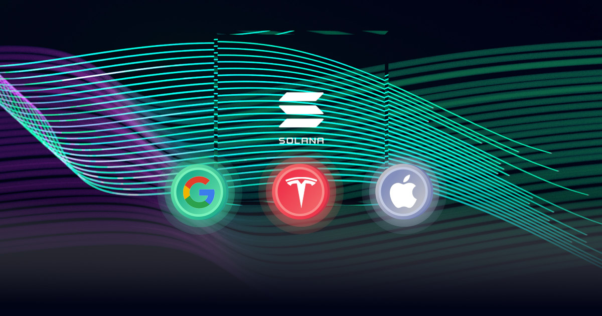 Οι «Tokenized» μετοχές της Tesla, της Google και της Apple έρχονται στο Solana (SOL) PlatoBlockchain Data Intelligence. Κάθετη αναζήτηση. Ολα συμπεριλαμβάνονται.