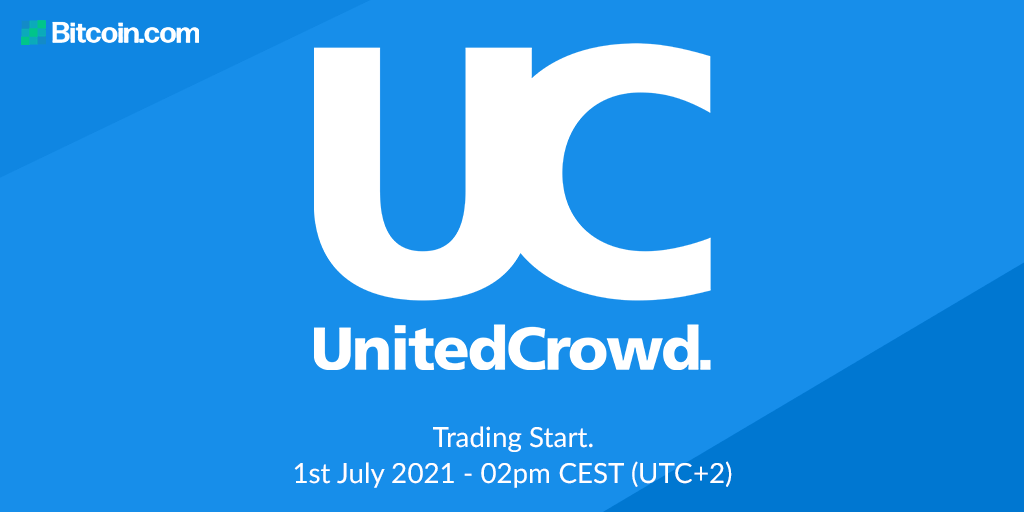 UnitedCrowd Announces Listing of UCT on Bitcoin.com PlatoBlockchain Data Intelligence. Vertical Search. Ai.