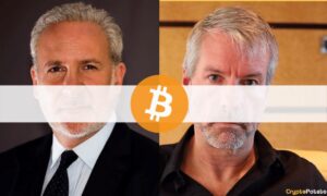 Zaten Yeterince Bitcoin'iniz Var: Peter Schiff, Michael Saylor Plato'ya Blockchain Veri İstihbaratını Anlatıyor. Dikey Arama. Ai.