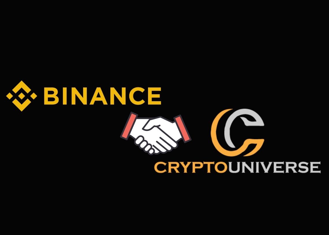 CryptoUniverse partners with Binance to provide real-time data to users PlatoBlockchain Data Intelligence. Vertical Search. Ai.