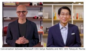 Microsoft en NEC breiden strategisch partnerschap uit om de veerkracht en groei van bedrijven te vergroten PlatoBlockchain Data Intelligence. Verticaal zoeken. Ai.