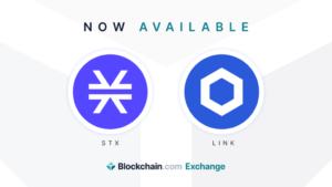 Artık Blockchain.com'da mevcut: Chainlink (LINK) ve Stacks (STX) PlatoBlockchain Veri Zekası. Dikey Arama. Ai.