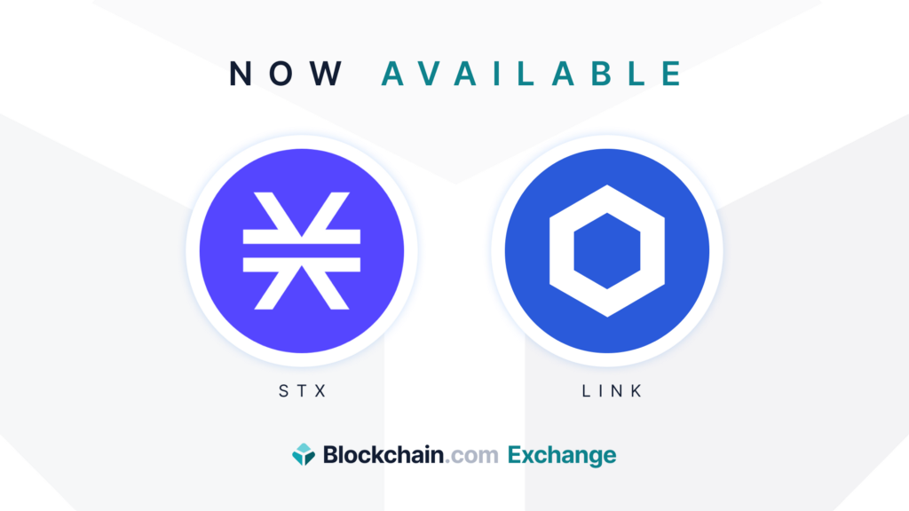 اکنون در Blockchain.com موجود است: Chainlink (LINK) و Stacks (STX) PlatoBlockchain Data Intelligence. جستجوی عمودی Ai.