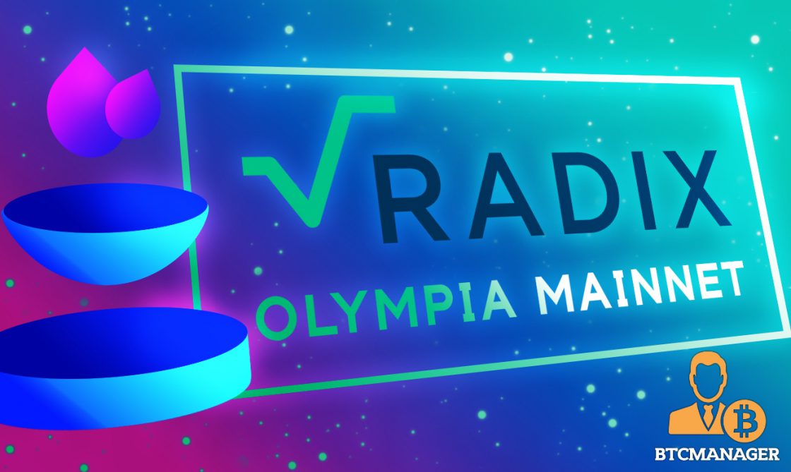 Radix lance Olympia Mainnet