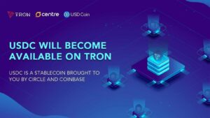 Stablecoin USDC Expands to the TRON Ecosystem Ushering in a New Round Of Development Opportunities PlatoBlockchain Data Intelligence. Vertical Search. Ai.