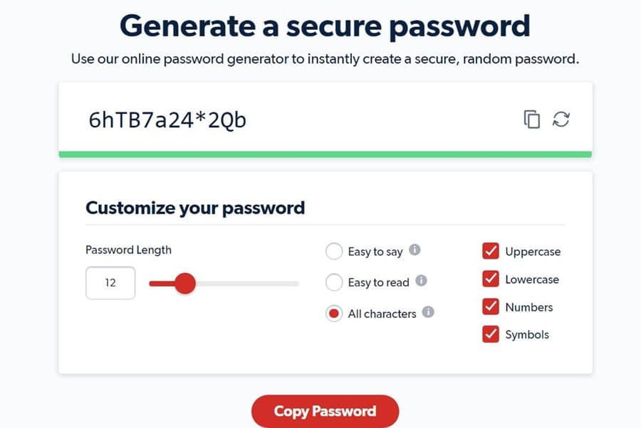 Trình tạo mật khẩu