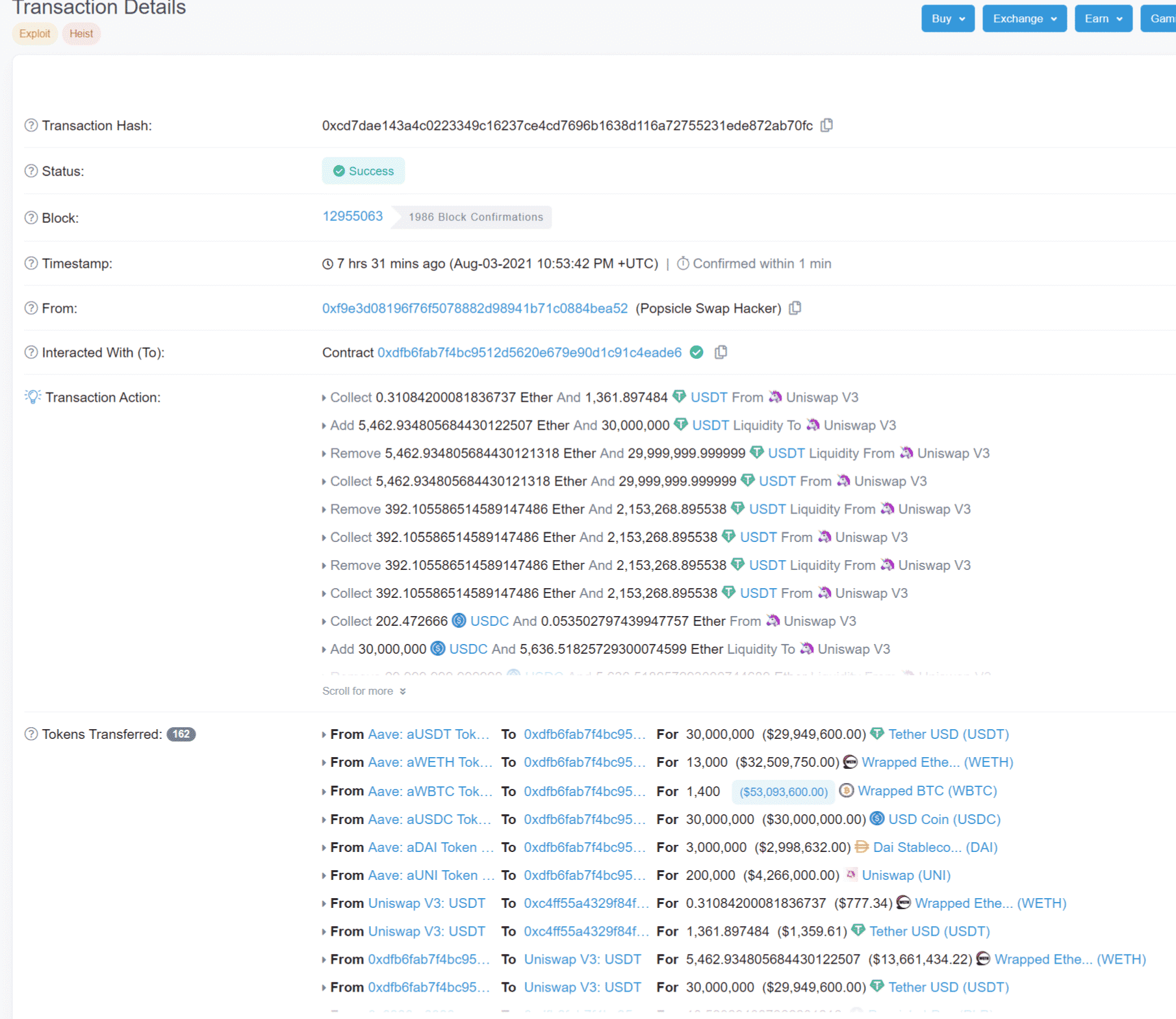 ‘Audited’ DeFi project Popsicle Finance gets exploited for $21 million PlatoBlockchain Data Intelligence. Vertical Search. Ai.
