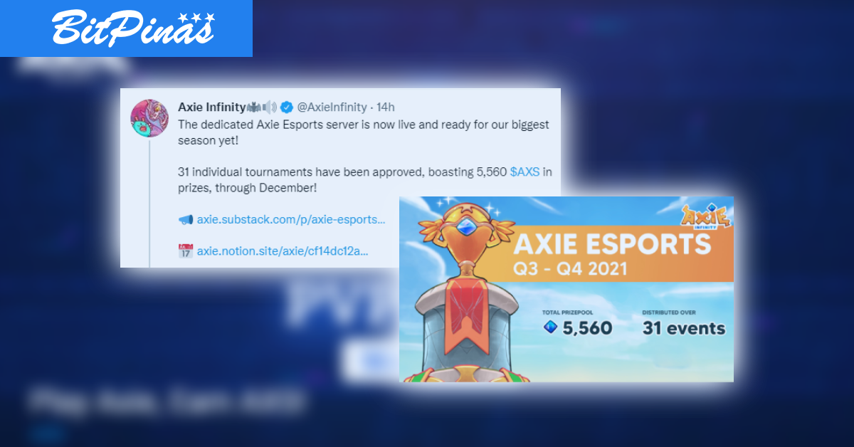 Numai serverul dedicat Axie Infinity Esports este acum activ pentru turnee PlatoBlockchain Data Intelligence. Căutare verticală. Ai.