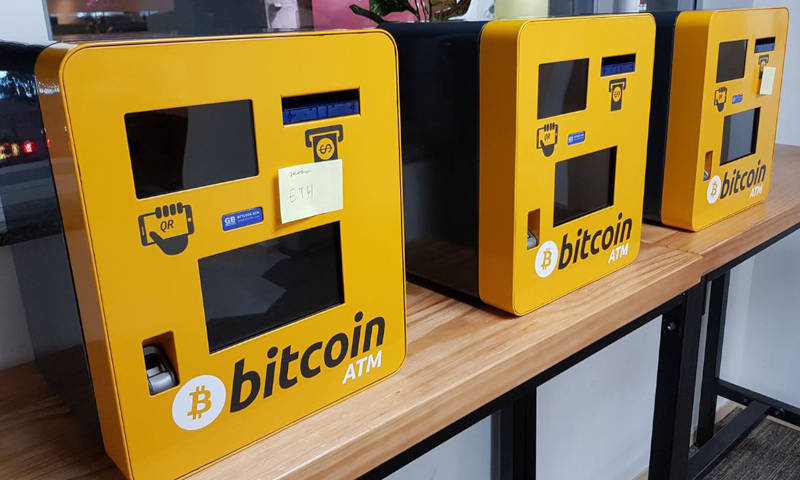 Bitcoin pengeautomater
