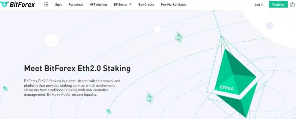 BitForex Exchange Review Ethereum 2.0 Staking Feature