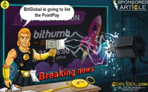 Bithumb Global PointPay Cryptocurrency Bank PXP ٹوکن PlatoBlockchain ڈیٹا انٹیلی جنس کی فہرست بنائے گا۔ عمودی تلاش۔ عی