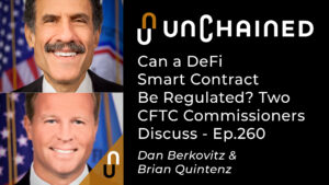 Можно ли регулировать смарт-контракт DeFi? Два члена комиссии CFTC обсуждают разведку данных PlatoBlockchain. Вертикальный поиск. Ай.