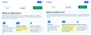 Coinbase removes ‘backed by US dollars’ claim for USDC stablecoin PlatoBlockchain Data Intelligence. Vertical Search. Ai.